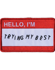 Trying My Best・Patch
