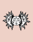Sun and Moon · Cropped Hoodie