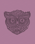 Zentangle Owl · Cropped T-Shirt · Tonal