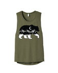 Melanie Peterson - Night Sky Bear - Ladies Tank