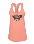 Slippery Pig · Sunset Racerback Tank