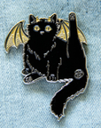 Black Cat Pentacle Butt · Enamel Pin