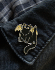 Black Cat Pentacle Butt · Enamel Pin