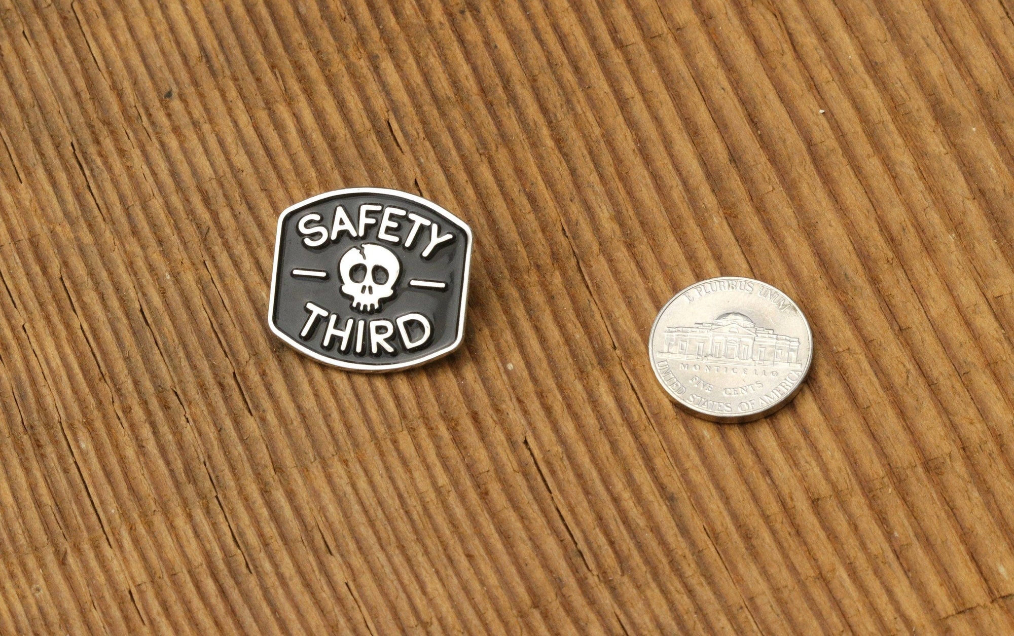 Safety 3rd Skull · Enamel Pin
