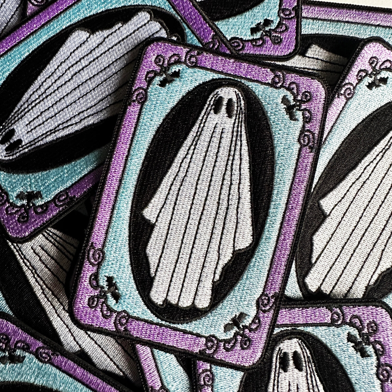 Spooky Cute Ghost Wearing Sheets · Patch