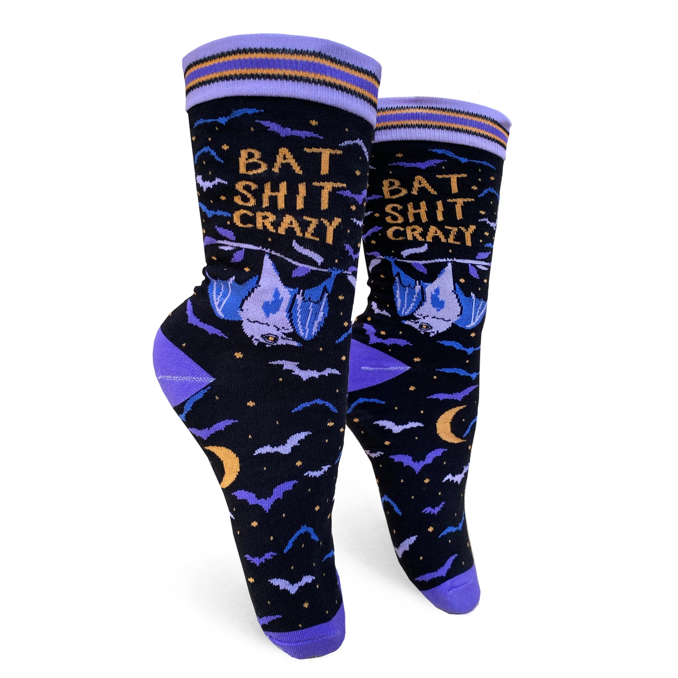 Bat Shit Crazy・Women&#39;s Crew Socks