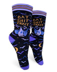 Bat Shit Crazy・Women's Crew Socks