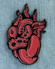 Anatomical Tentacle Heart · Enamel Pin