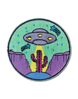 Desert Mountain Cactus UFO · Patch