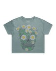 Daisy Skull · Cropped T-Shirt