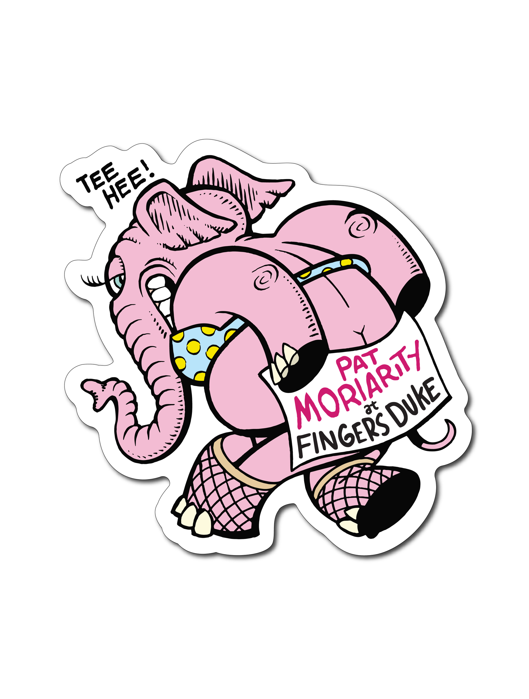 Pink Elephant · Sticker
