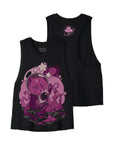 Space Cat · Racerback Crop Tank