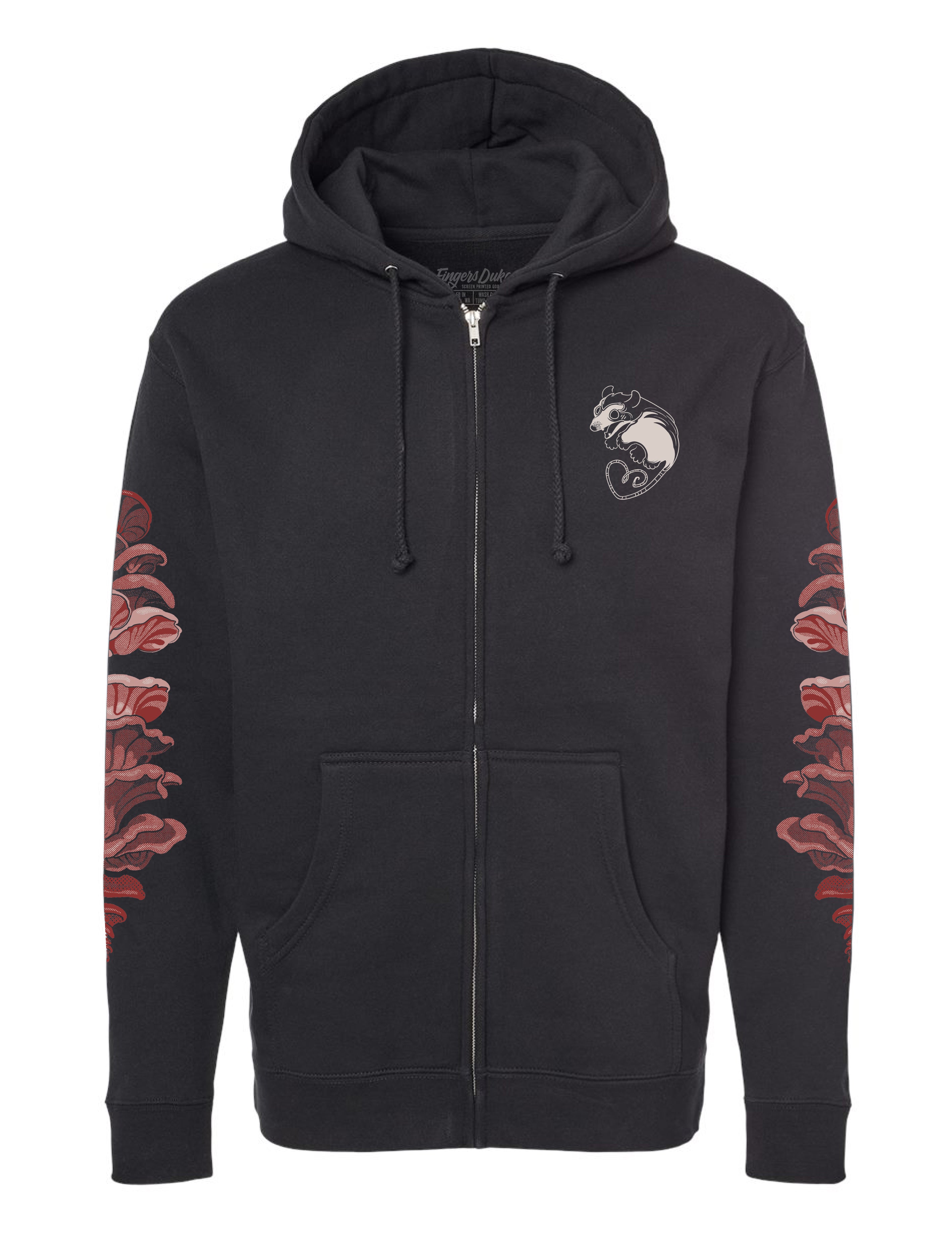 Awesome Opossum · Zip Up Hoodie – Fingers Duke