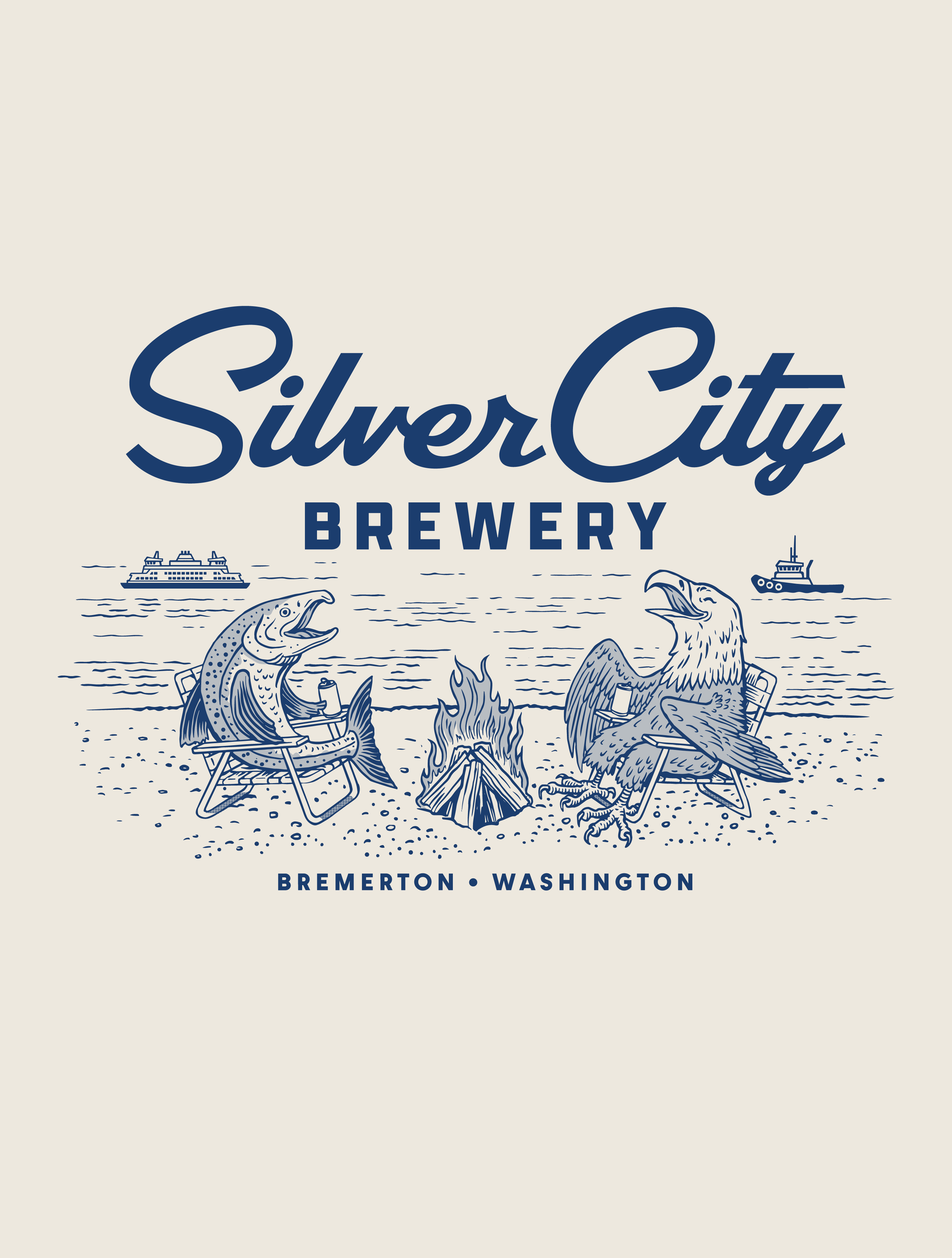 Silver City Brewery · Beers On The Beach Tee