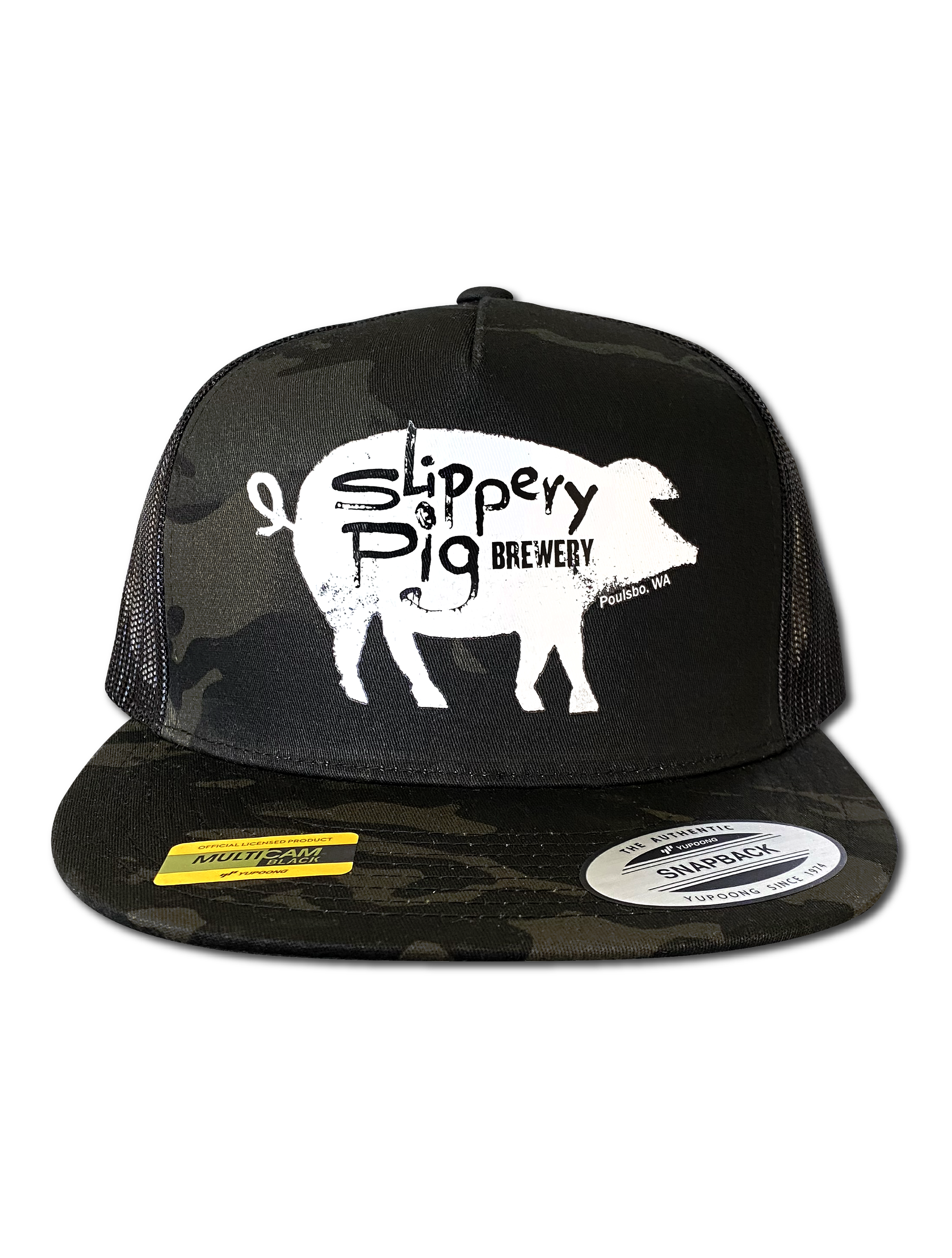 Slippery Pig · Pig Logo Retro Trucker Cap