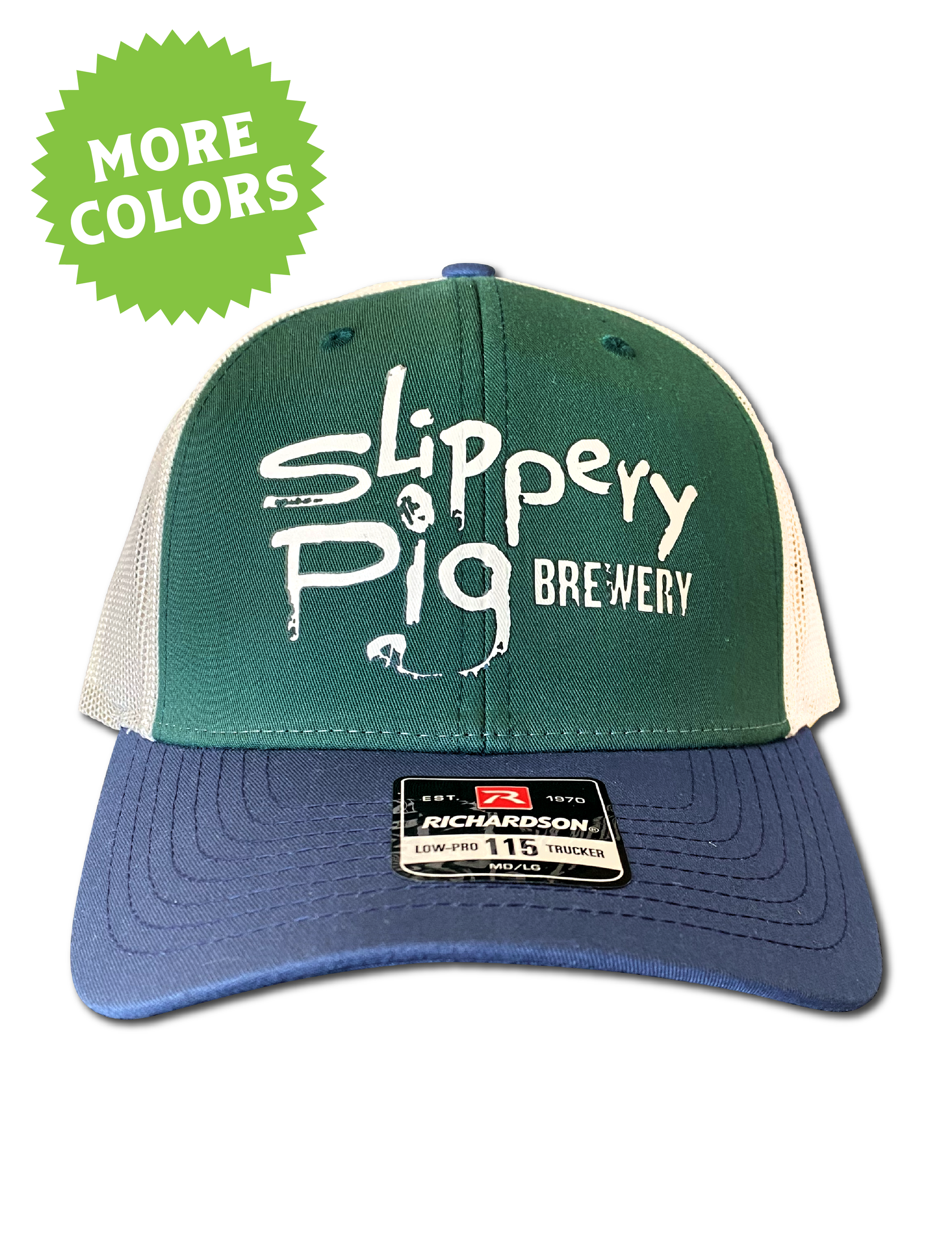 Slippery Pig · Tri-Color Snapback Trucker Hat