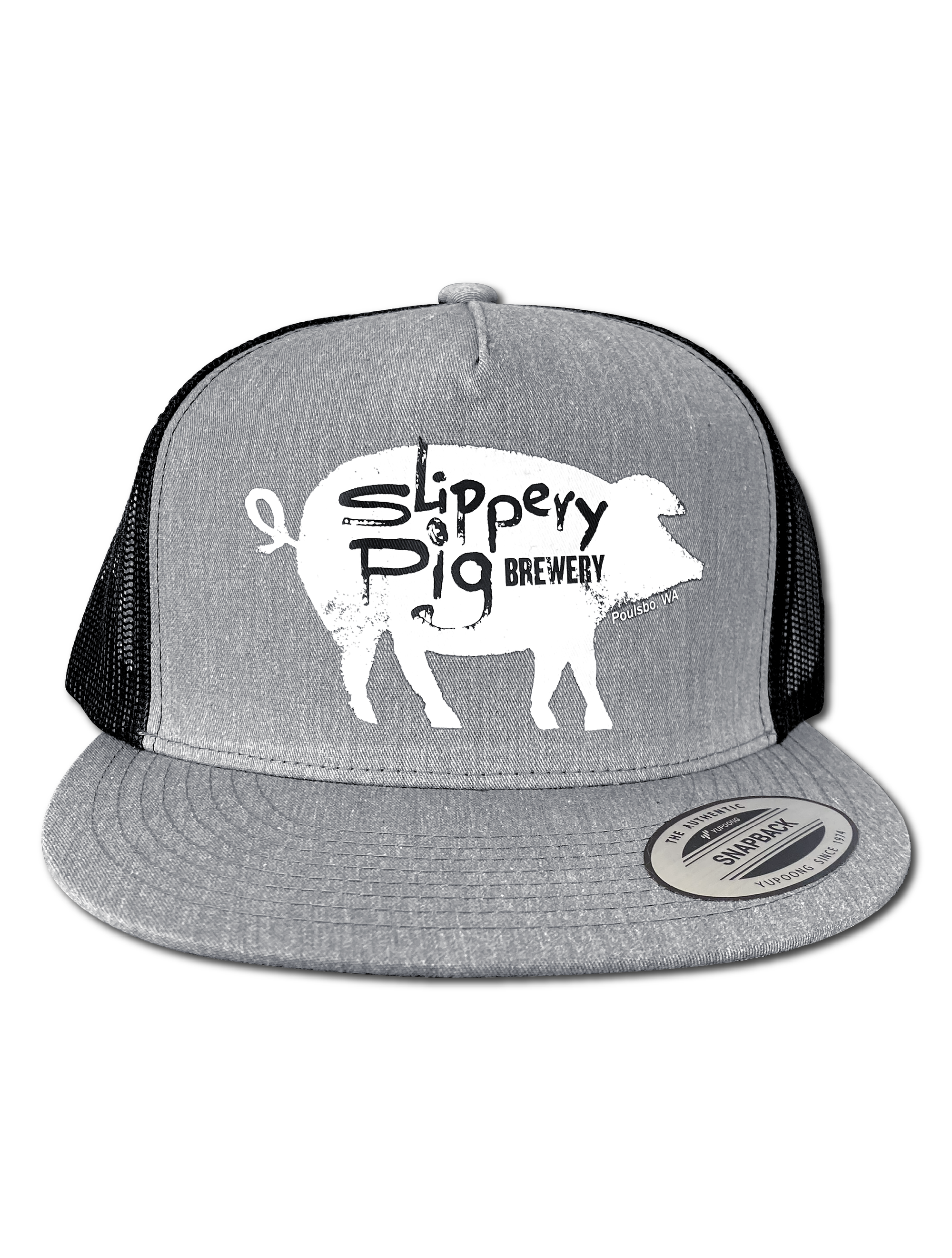 Slippery Pig · Pig Logo Retro Trucker Cap