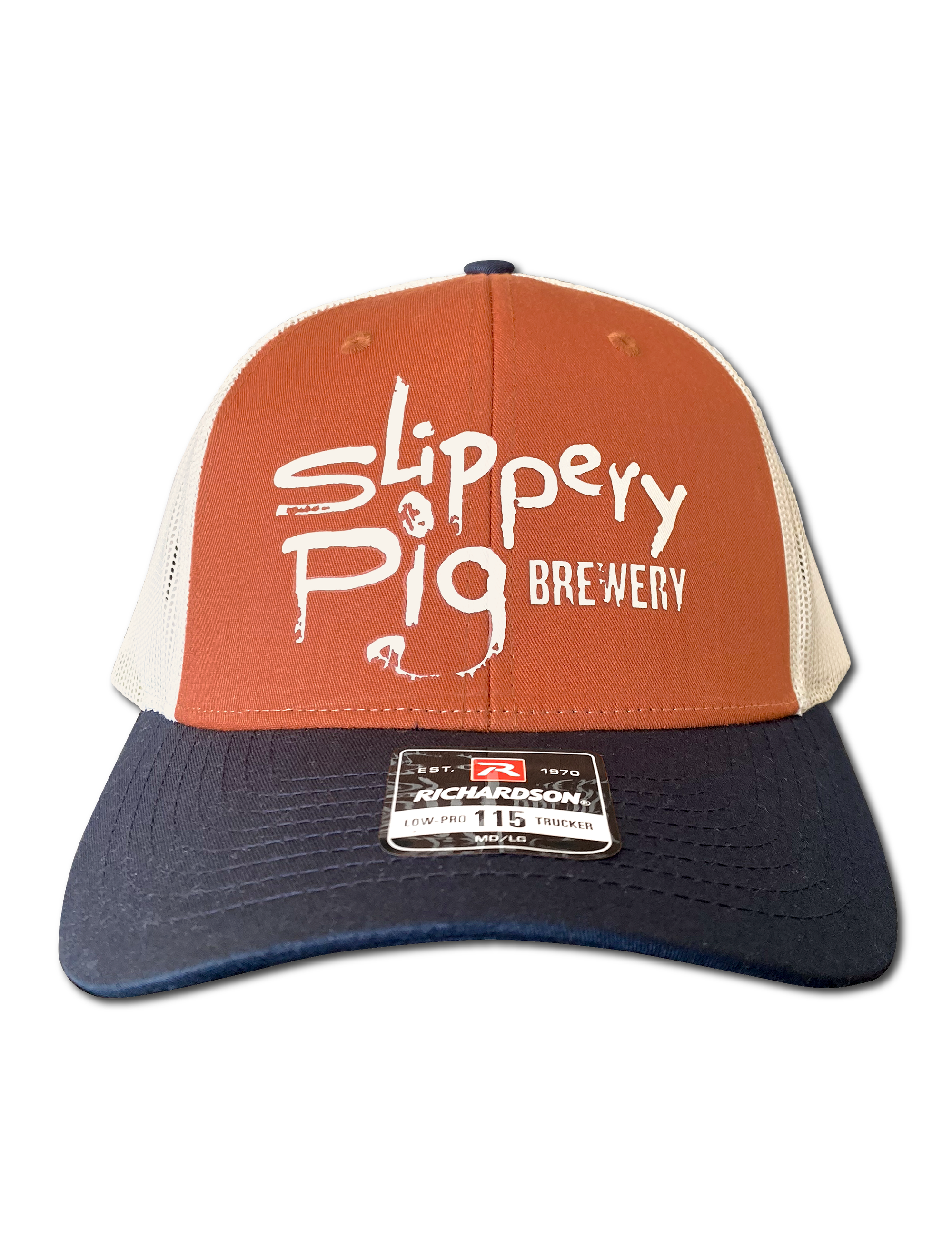 Slippery Pig · Tri-Color Snapback Trucker Hat