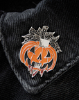 Stabbed Jack-O-Lantern · Enamel Pin