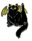 Black Cat Pentacle Butt · Enamel Pin