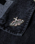 Moth and Skulls · Enamel Pin