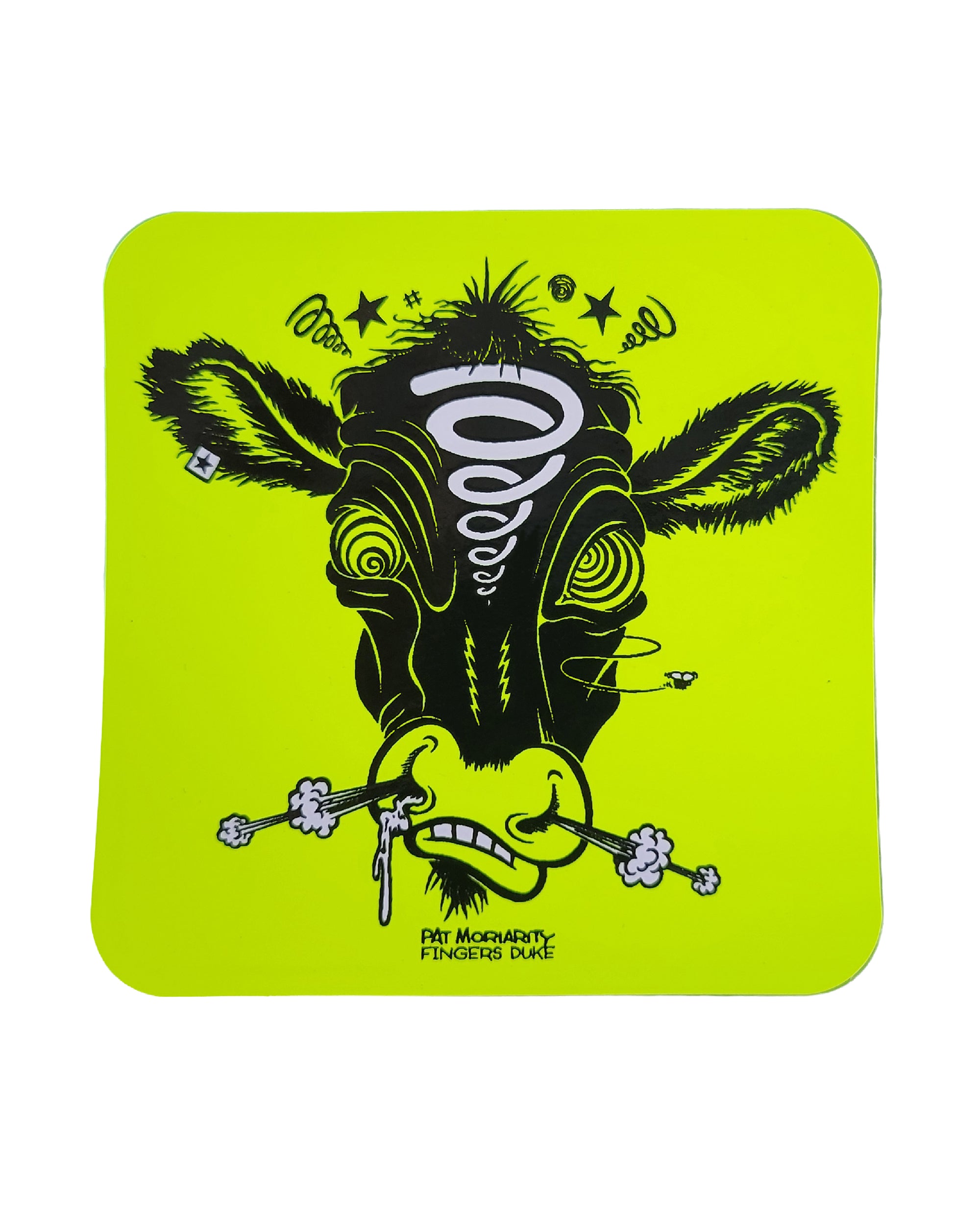 Mad Cow · Black Light Sticker