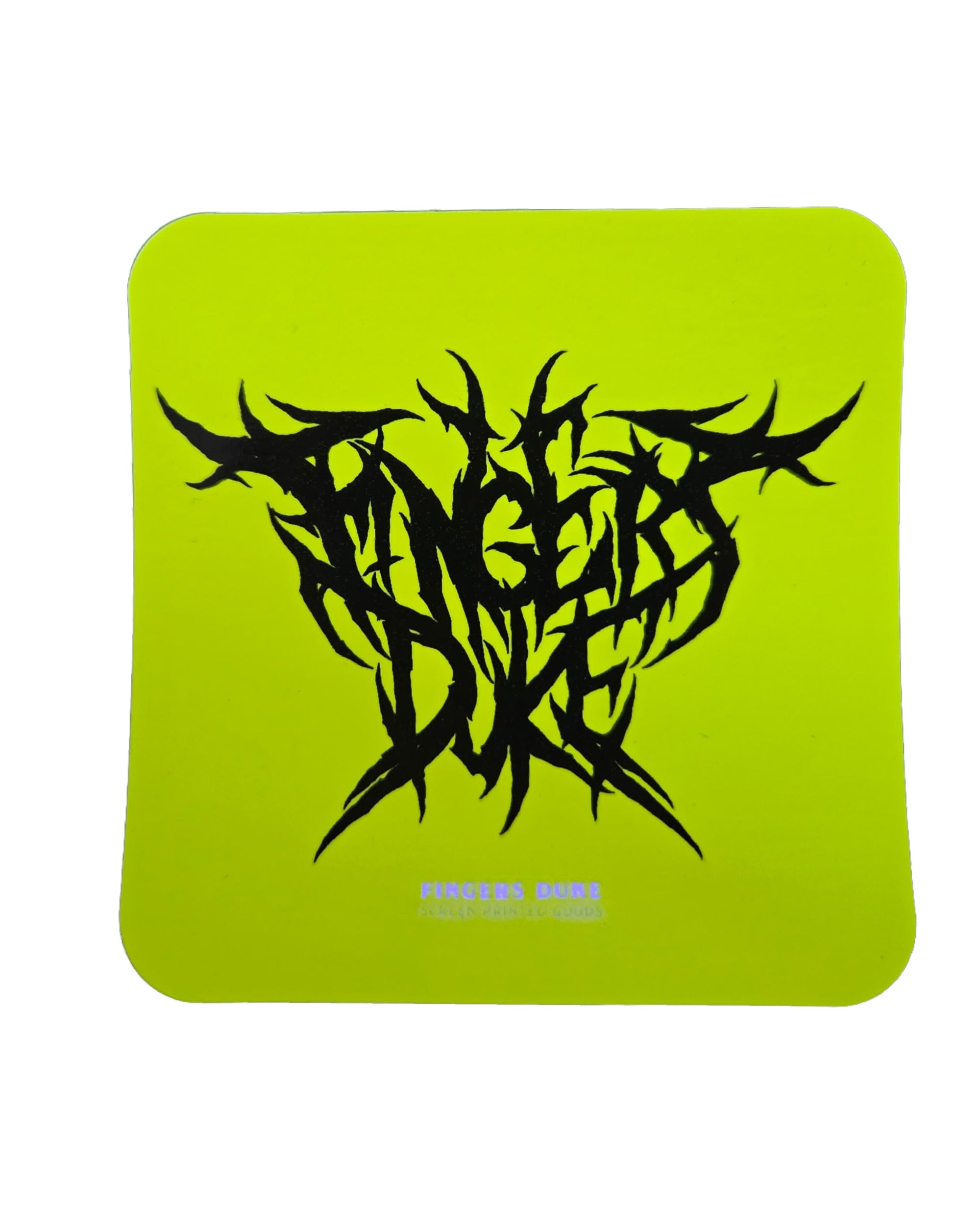 Fingers Duke · Black Light Sticker