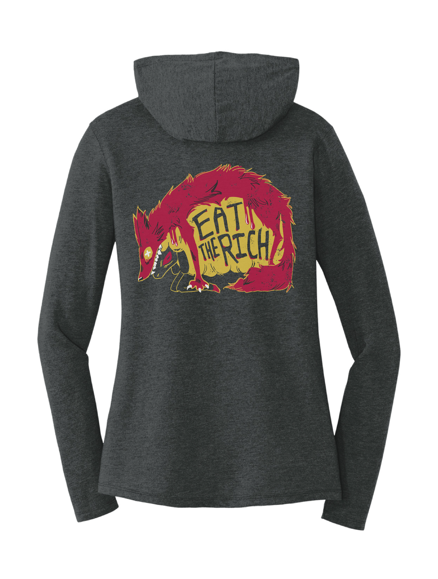 Eat The Rich · V-Neck Hoodie