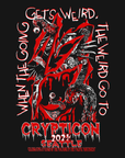 Crypticon 2021 Going Get's Weird · Ladies V-Neck