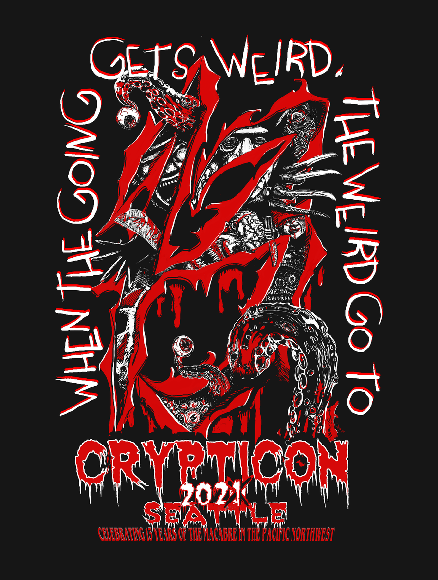 Crypticon 2021 Going Get's Weird · Ladies V-Neck