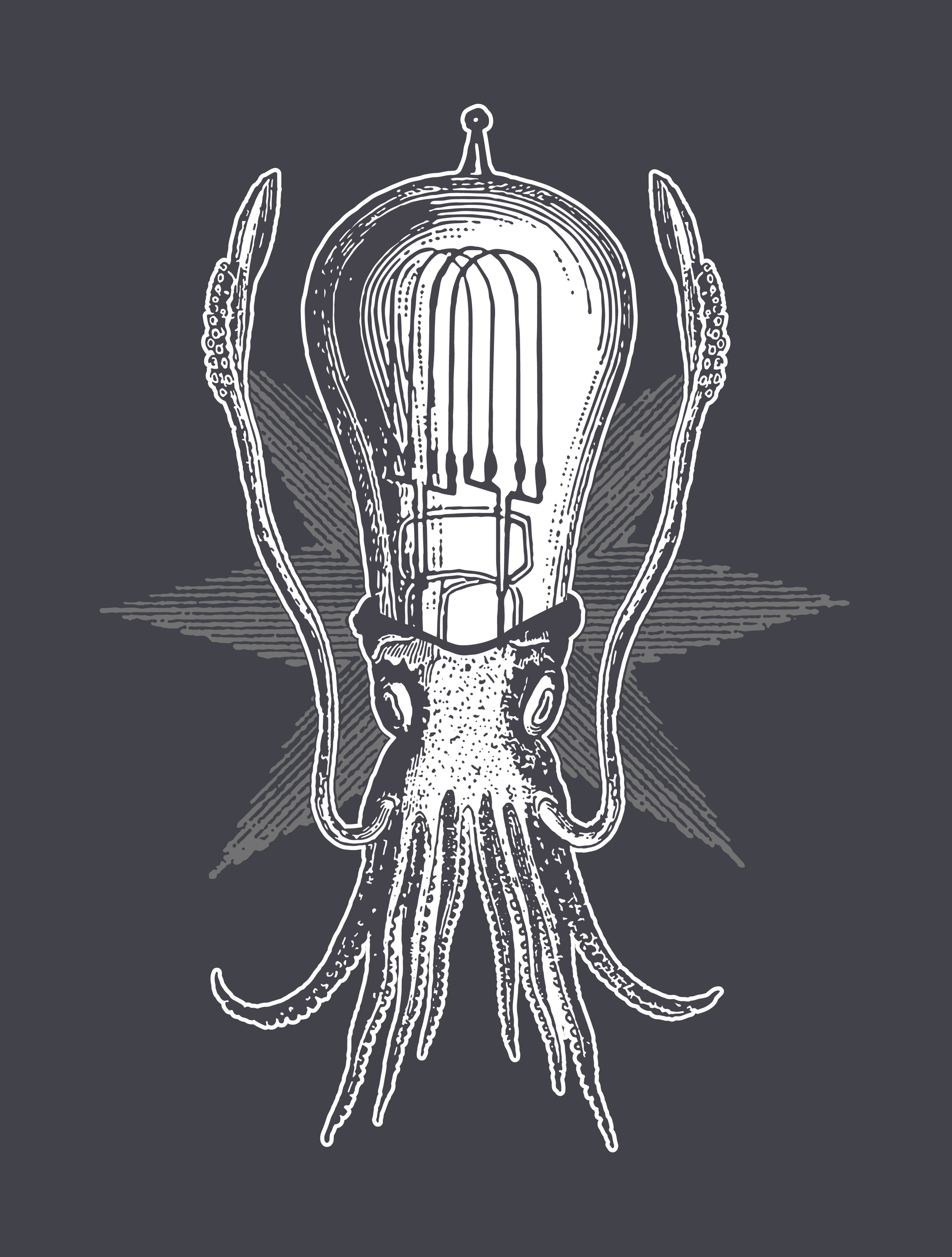 Squid Bulb Two-Toned Hoodie · Unisex