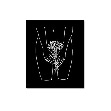 Flower For You Canvas Patch Print Ritual
