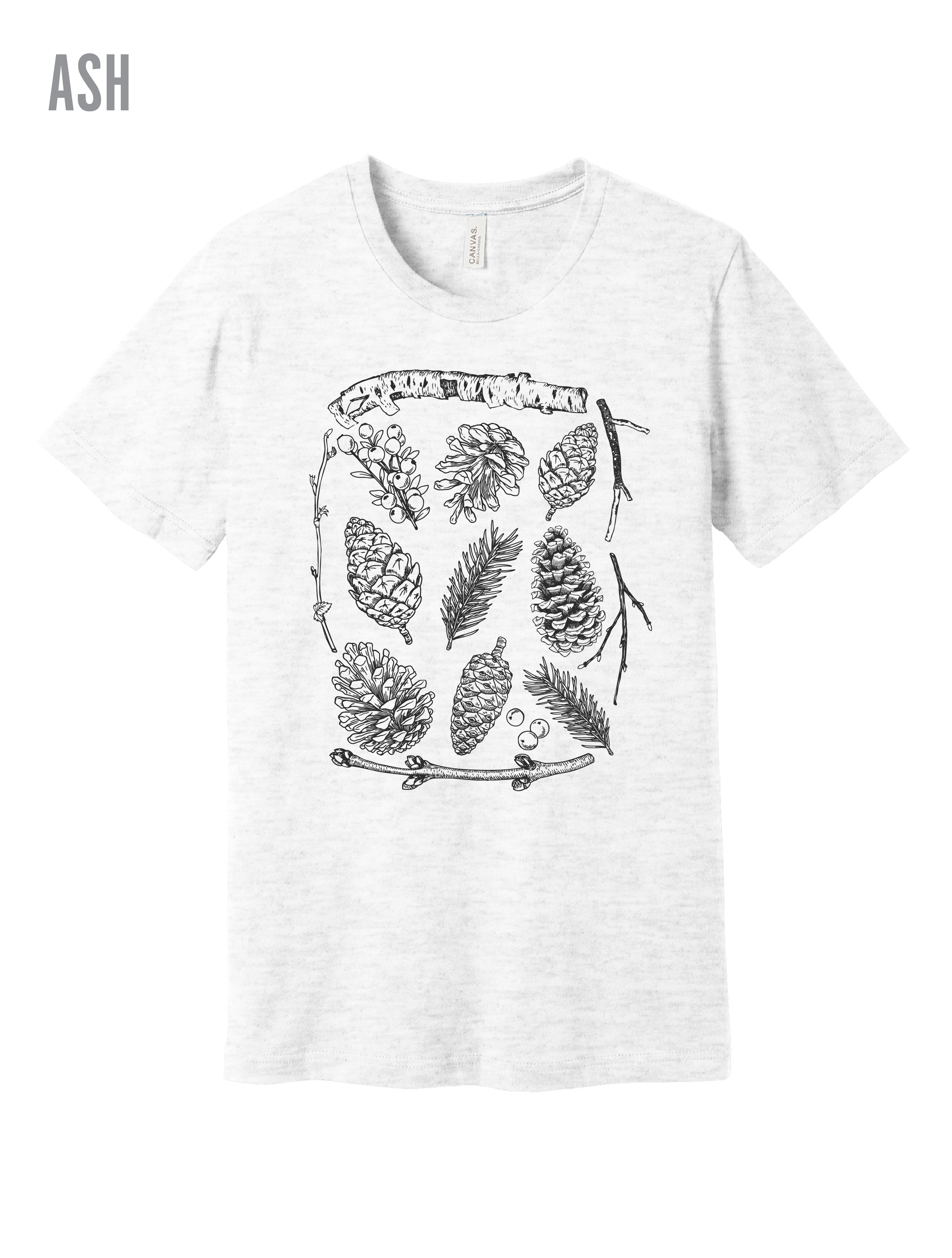 Pinecones · Cotton TShirt Fingers Duke