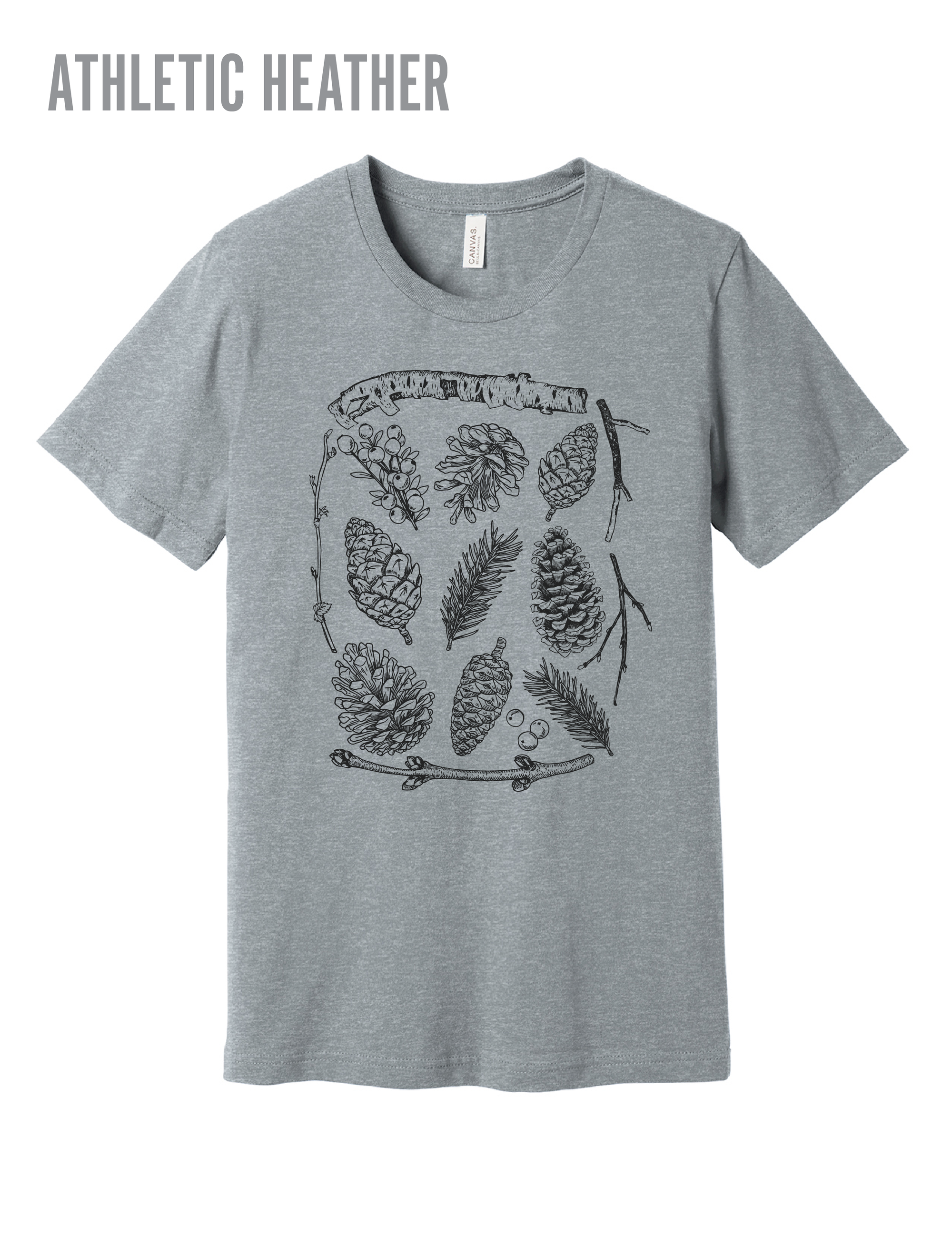 Pinecones · Heather T-Shirt