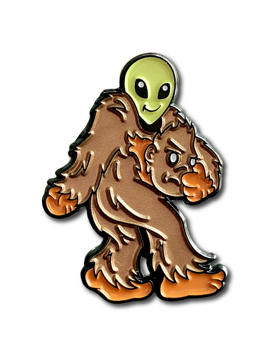 Sasquatch Alien · Enamel Pin