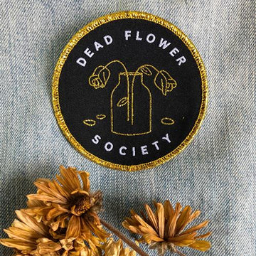 Dead Flower Society · Iron-on Patch