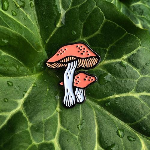 Mushroom · Enamel Pin