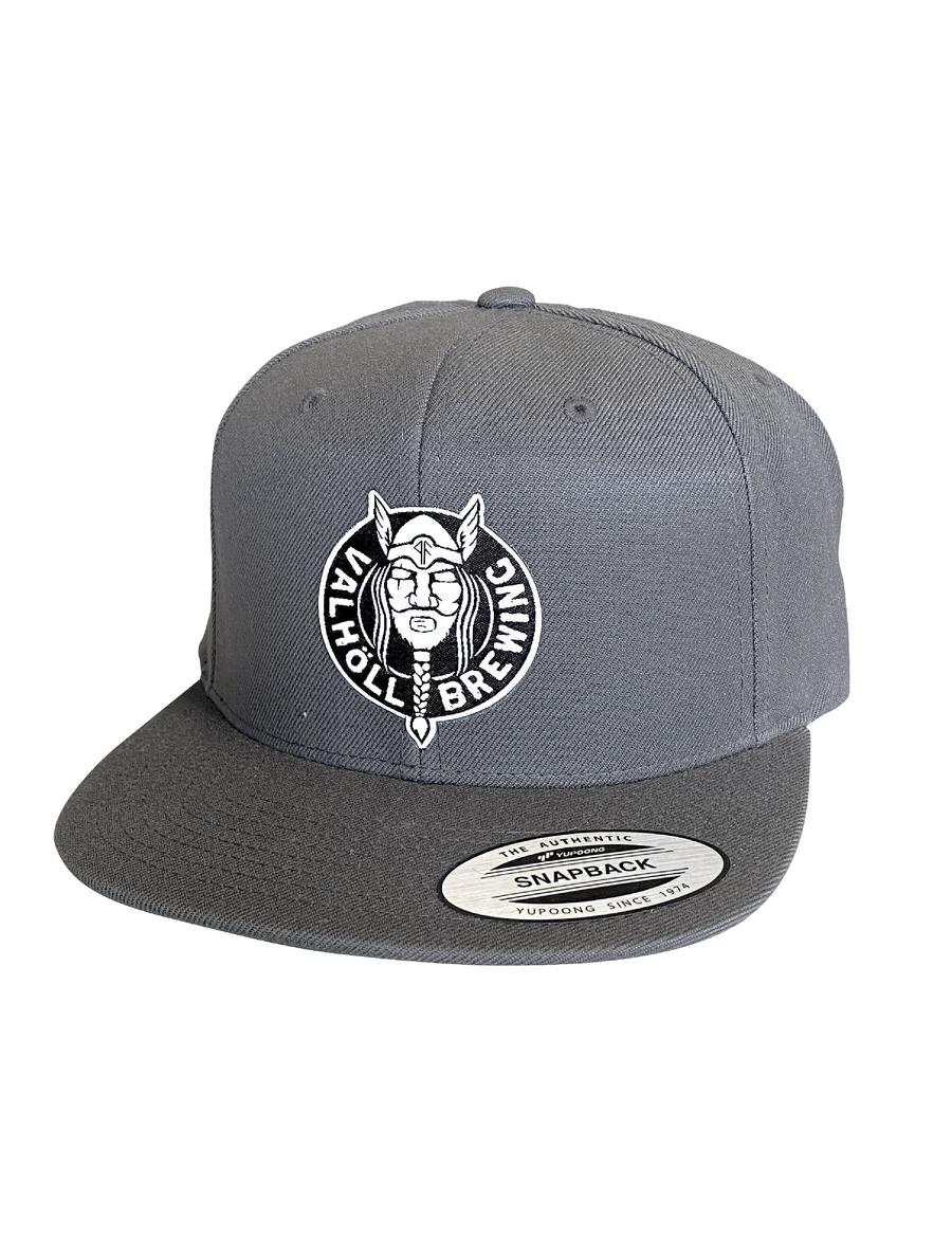 Valhöll Brewing · Dark Grey Snapback Hat