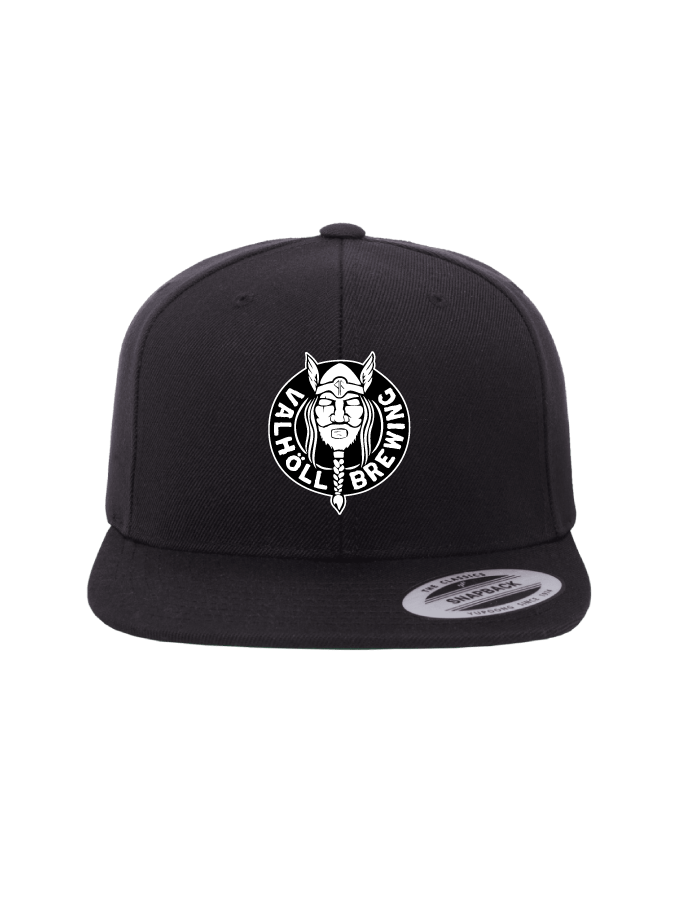 Valhöll Brewing · Black Snapback Hat
