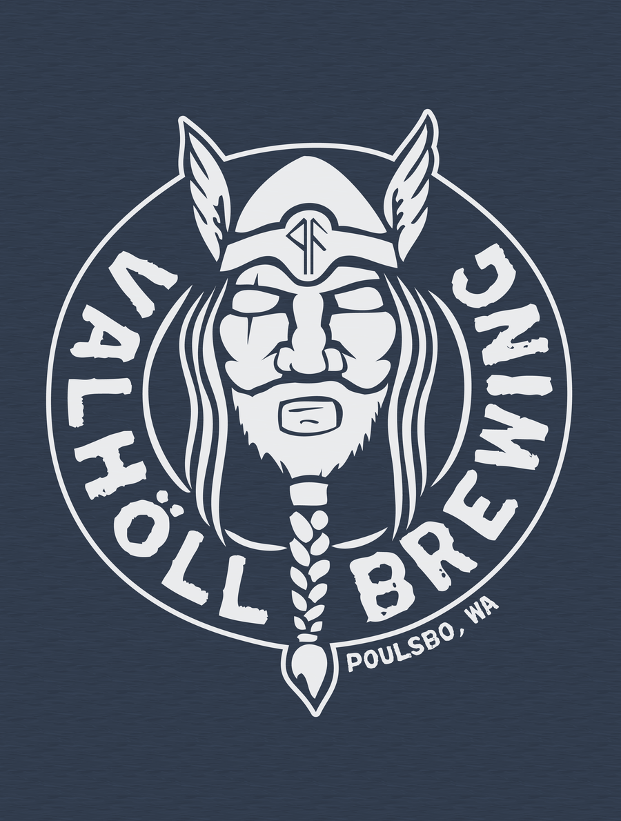 Valhöll Brewing · Heather Navy Tee