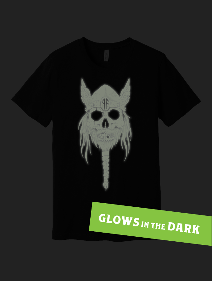 Valhöll Skullface Glow in the Dark · Unisex Tee